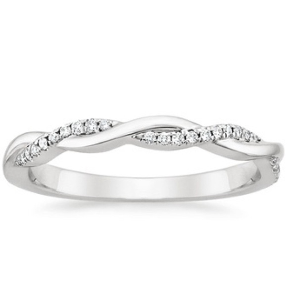 New Round Cut Twist 925 Silver Diamond Ring 💍 - Picture 3 of 7